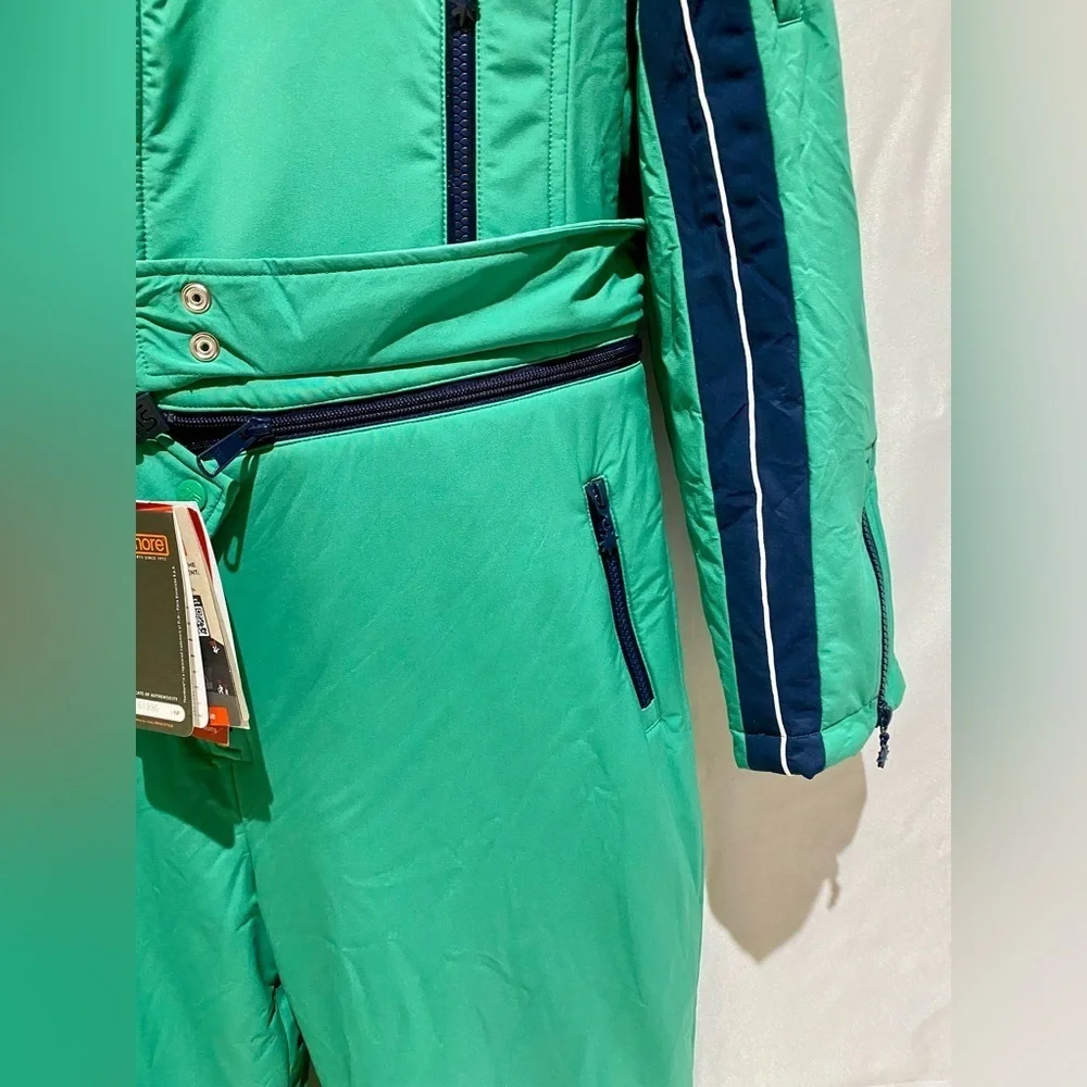 Tara Shakti Vintage-Inspired Snow Suit, Kelly Green, NWT, size XL - Picture 5 of 16